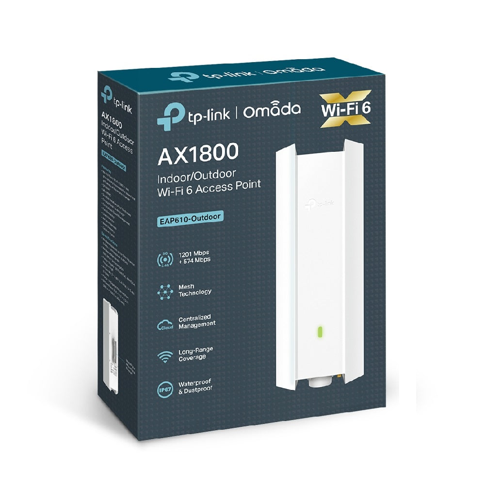 TP-LINK EAP610-Outdoor Access Point WiFi6 Omada AX1800