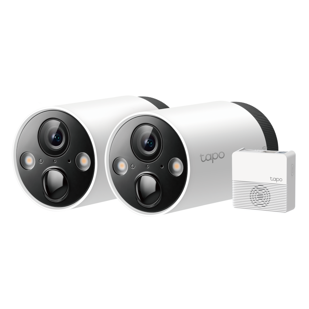 TP-LINK TAPO C420S2 Kit 2 Cámaras WIFI 4MP H200 Batería