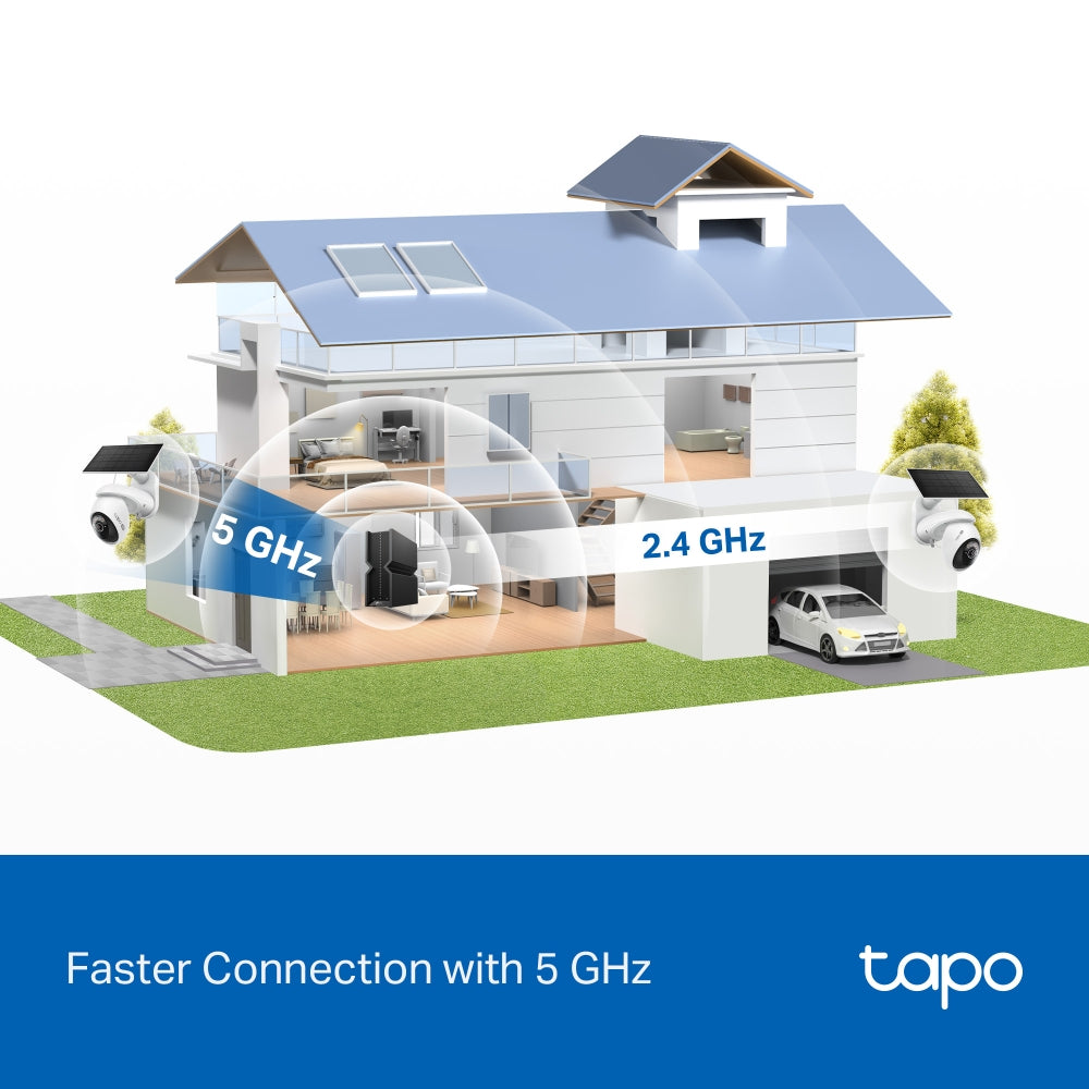 TP-LINK Tapo C660 KIT Cámara de seguridad con energía solar, panorámica e inclinación