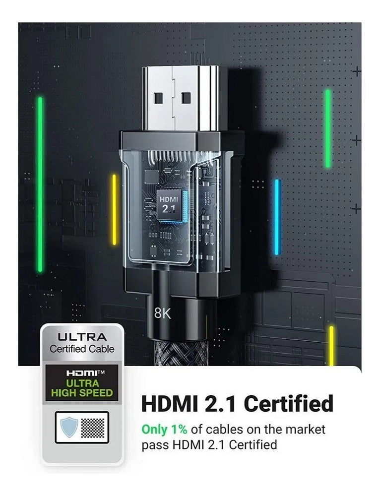 UGREEN HD135 70321 Cable HDMI Trenzado 8K 2m
