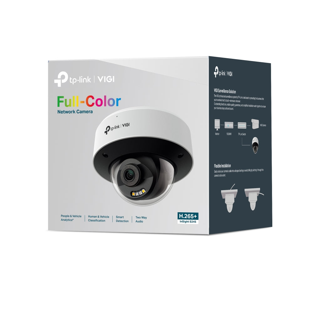 TP-LINK VIGI InSight S245 4mm Cámara de Red Domo Full Color 4 MP