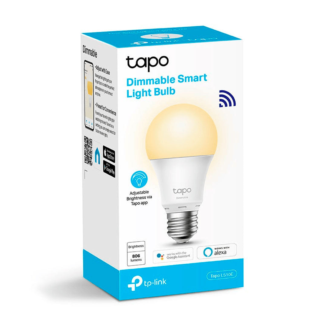 TP-LINK TAPO L510E, Foco Led Inteligente WIFI regulable 8,7W para 806 lúmenes