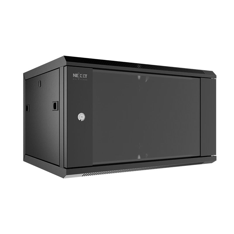 NEXXT SOLUTIONS NEC-F4U64B Gabinete de Pared Fijo y Completo Ensamblado 4U 132lb/60kg 450mm