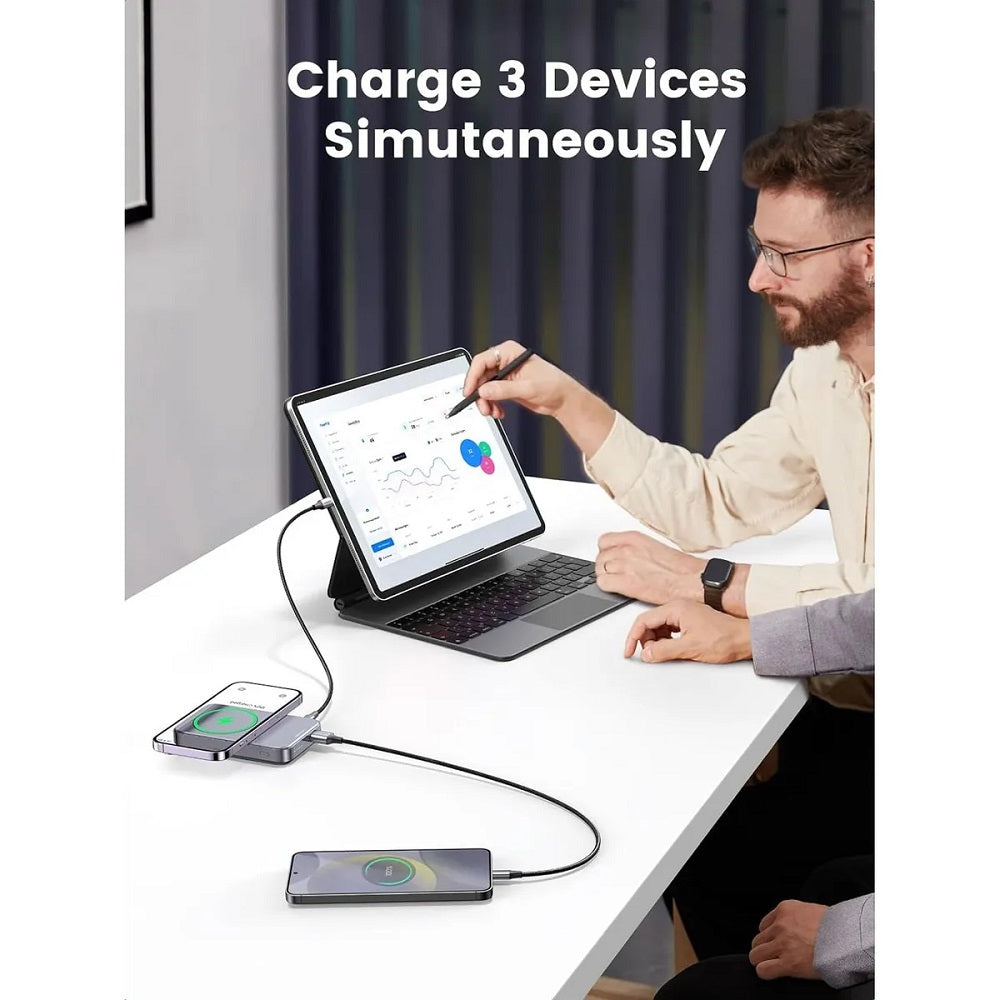 UGREEN PB206 15086 Power Bank Inalámbrico Magnético 10000mAh