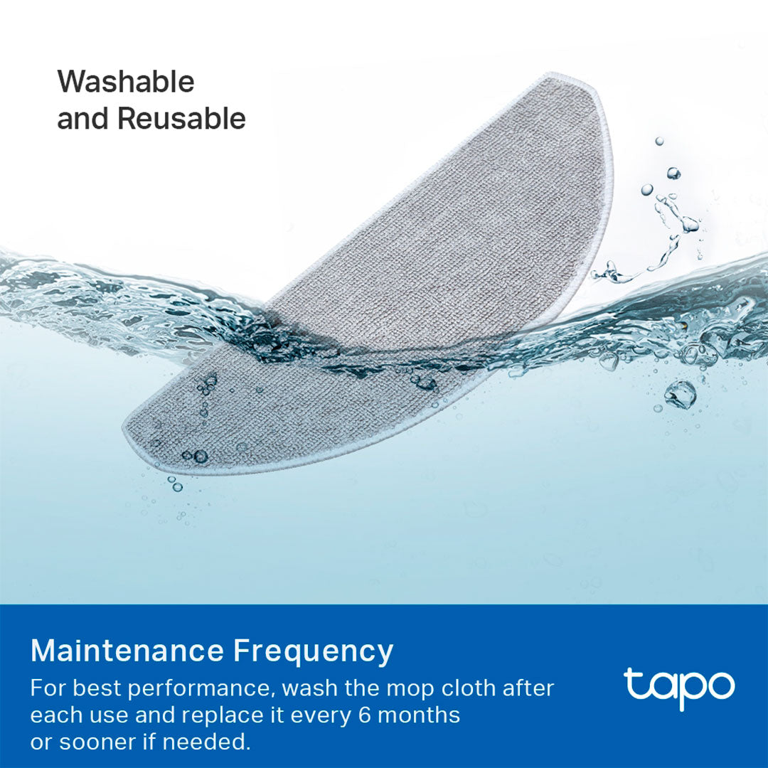 TP-LINK Tapo RVA301 Mopas Lavables para Robot Aspirador
