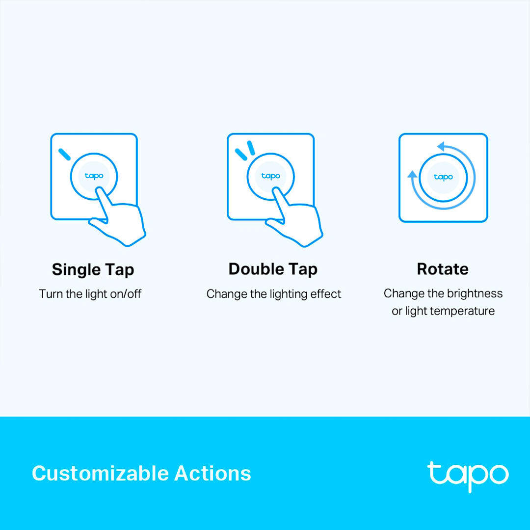 TP-LINK Tapo S200D Interruptor de Atenuación Remoto Smart