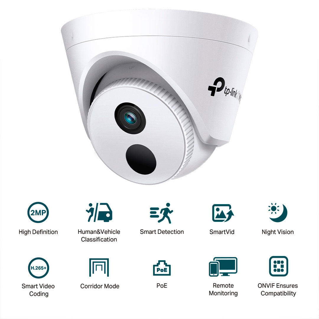 TP-LINK VIGI C420I 4mm Cámara de Seguiridad IP PoE 2MP FullHD