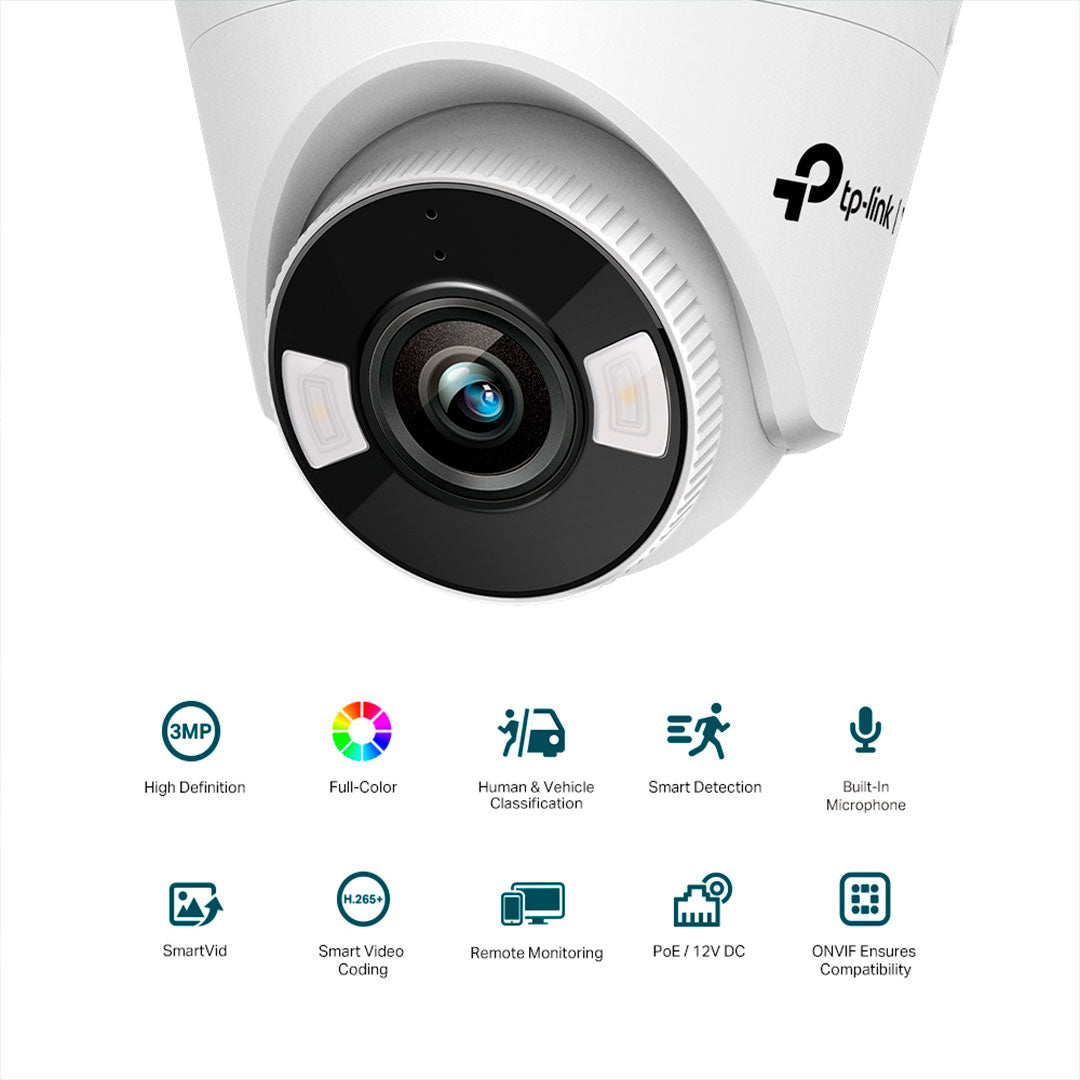 TP-LINK VIGI C430 4mm Cámara de Seguridad IP PoE 3MP 2K