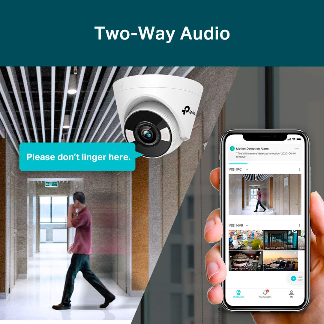 TP-LINK VIGI C450 4mm Cámara de Seguridad IP PoE 5MP 3K
