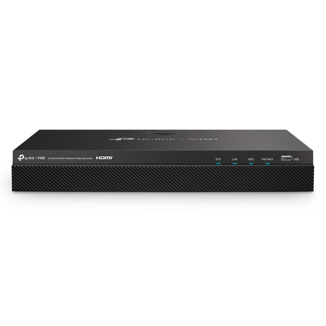 TP-LINK VIGI NVR2008H-8MP Grabador de Vídeo NVR 8 Canales PoE+ HDMI 4K
