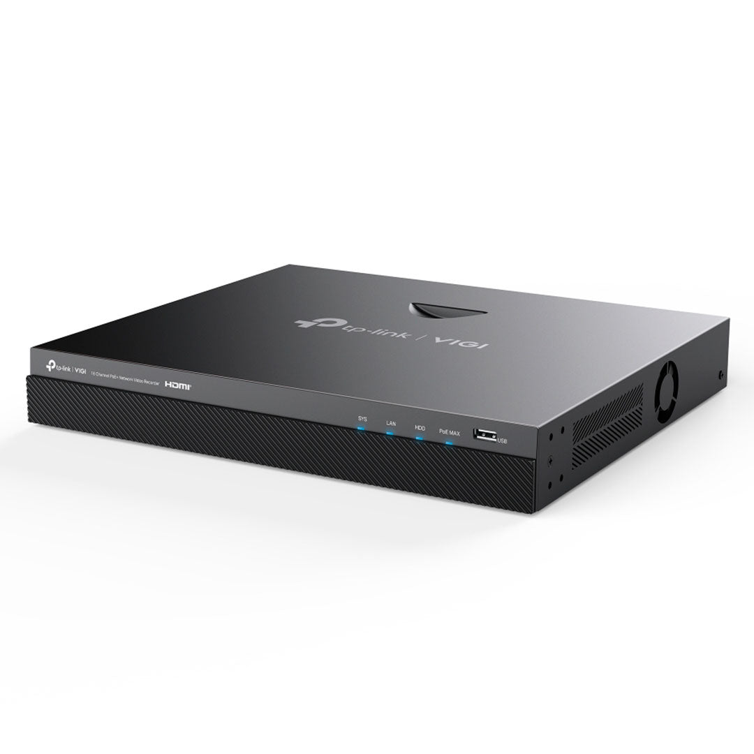 TP-LINK VIGI NVR2016H-16P Grabador de Vídeo NVR 16 Canales PoE+ 4K 2HDD